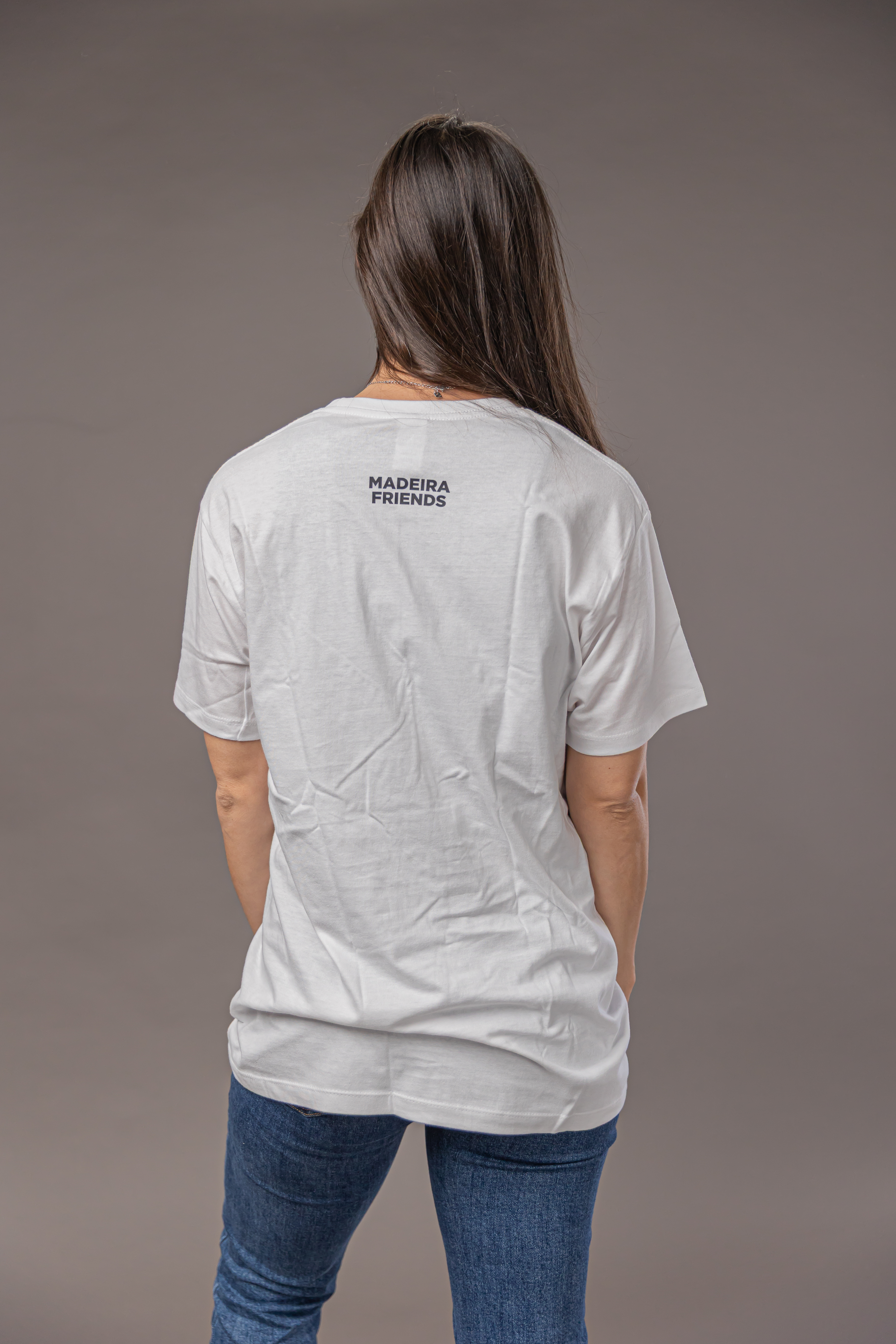 Baggy T-Shirt - White with Black Logo 3