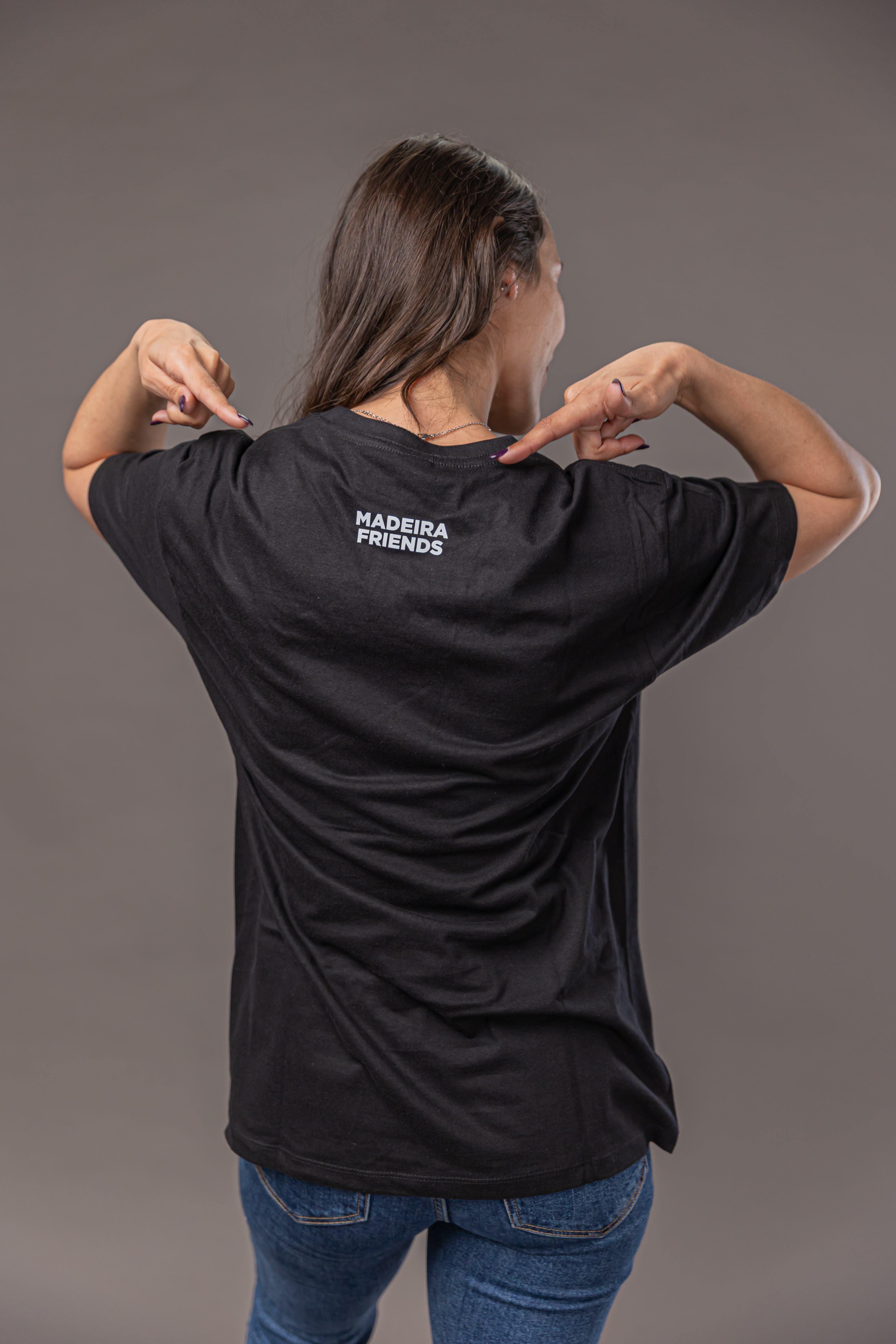 Normal T-Shirt - Black with White Logo 9