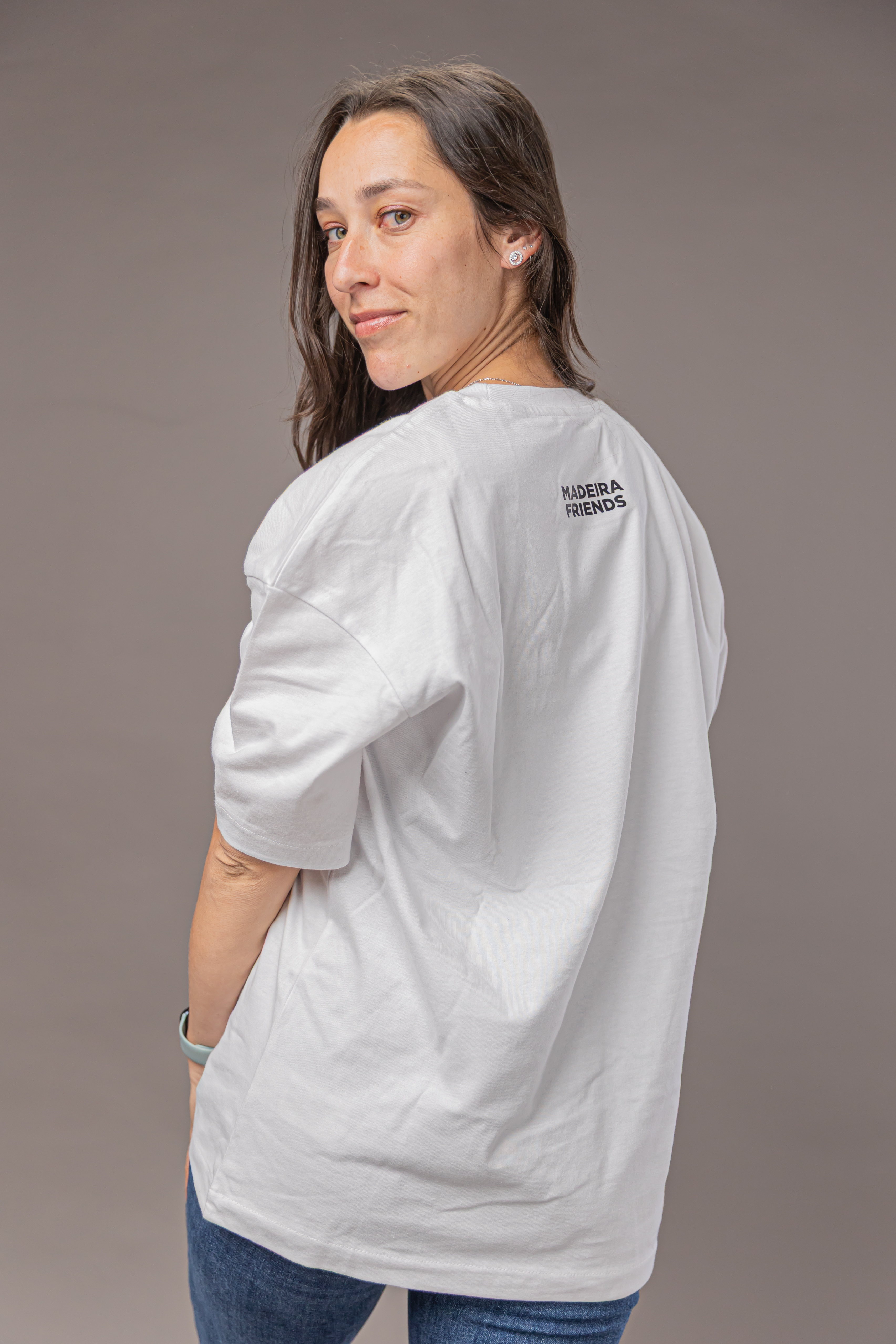 Normal T-Shirt - White with Black Logo 8