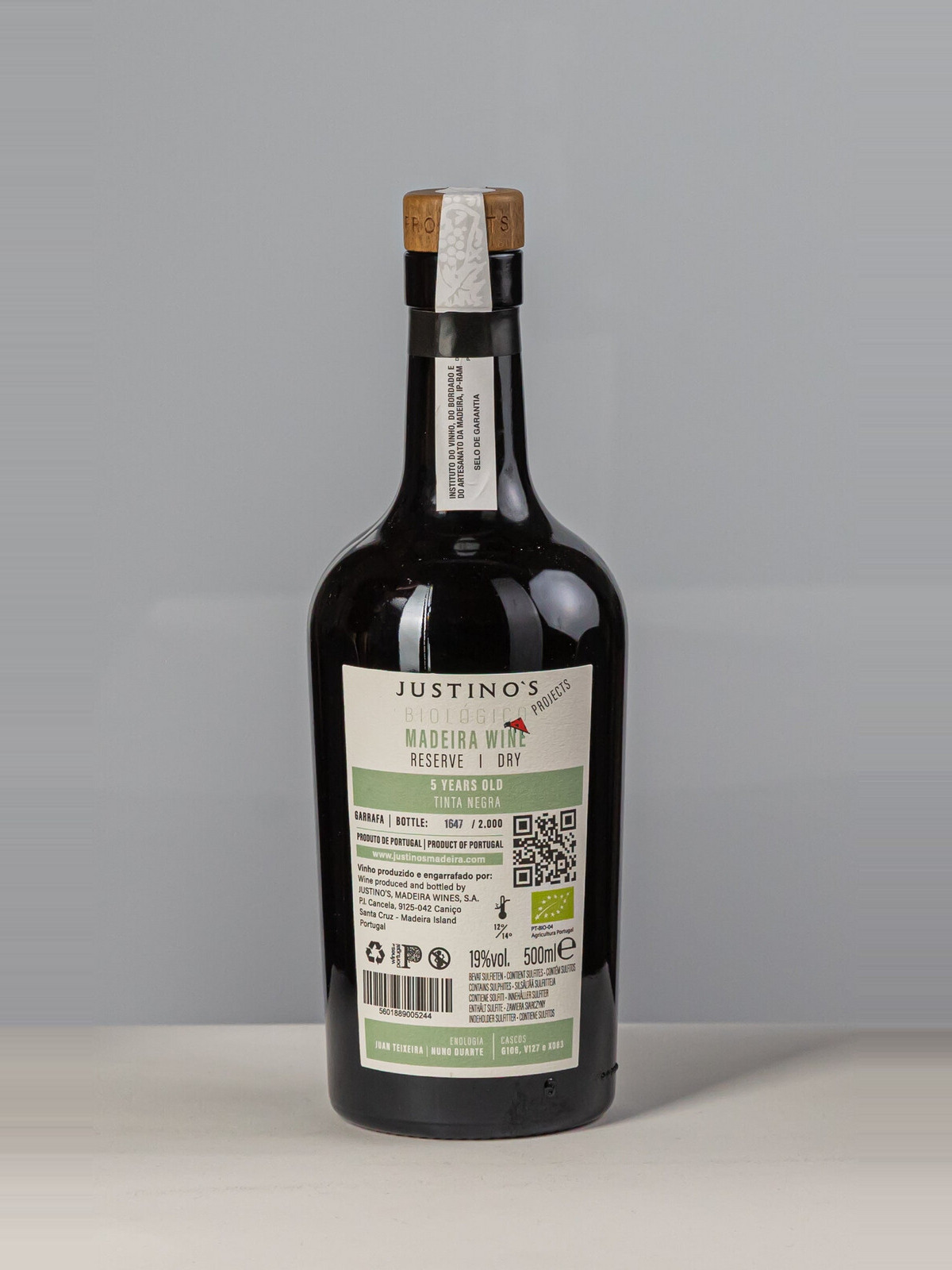 Justinos Madeira Wine Dry 5 Years back